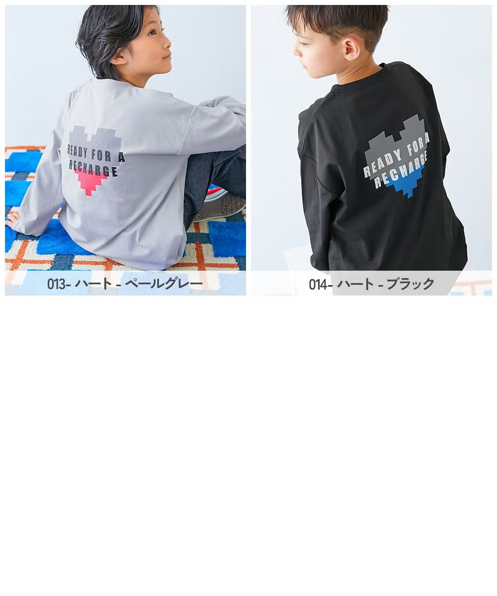 日本童裝 dev!rock 吸水速乾 抗起毛球 抗縮水 抗皺 印花上衣 100-160cm 男童款/女童款 秋季 TOPS