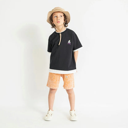 日本童裝 Branshes 復古水洗雪葩色短褲 80-150cm 男童款 夏季 PANTS