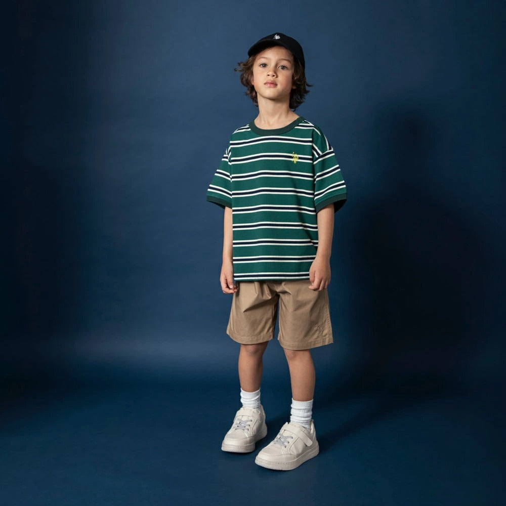 日本童裝 Branshes 【U.S. POLO ASSN.】斜紋短褲 90-150cm 男童款 夏季 PANTS