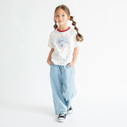 日本童裝 Branshes 吸水速乾 印花上衣 80-150cm 女童款 初生嬰兒 夏季 TOPS