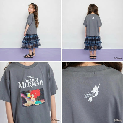 日本童裝 Branshes x Disney 公主印花上衣 100-150cm 女童款 夏季 TOPS