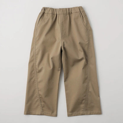 日本童裝 Branshes 彈性斜紋寬腳直筒長褲 100-160cm 男童款/女童款 秋季 PANTS