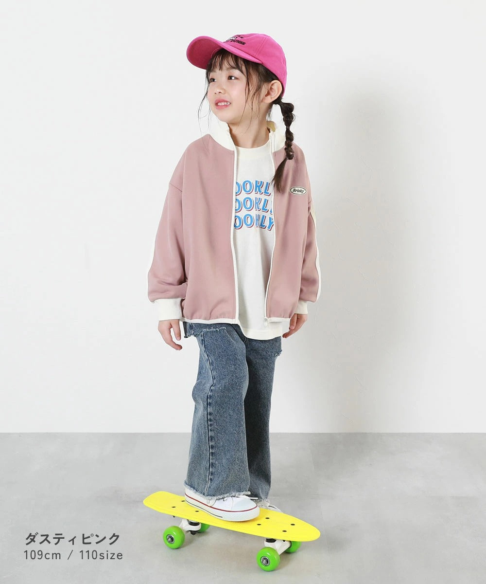 日本童裝 dev!rock 側條紋拉鍊外套 100-160cm 男童款/女童款 OUTERWEAR 春季