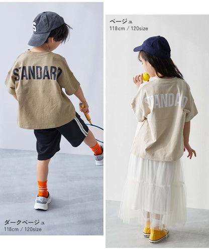 日本童裝 dev!rock 耐穿 耐洗不易變形 字母印花短袖上衣 80-160cm 男童款/女童款 TOPS 夏季