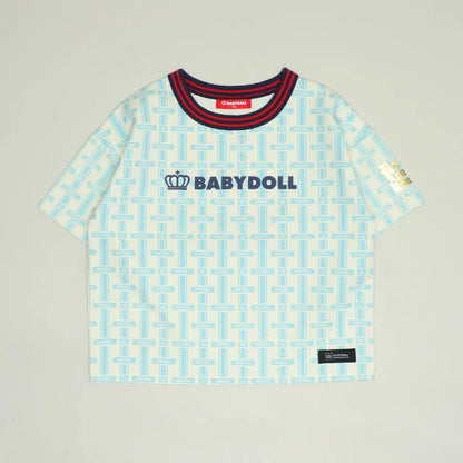 Japanese BDL x Disney parent-child print tops (80-150cm) for boys and girls (summer TOPS) 