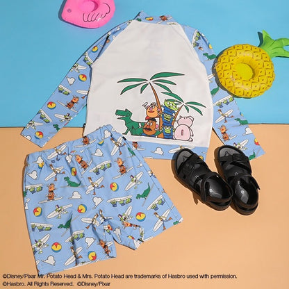 Japanese BDL x Disney parent-child print tops (80-150cm) for boys and girls (summer TOPS) 
