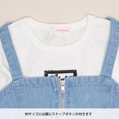 Japanese BDL x Disney parent-child print tops (80-150cm) for boys and girls (summer TOPS) 