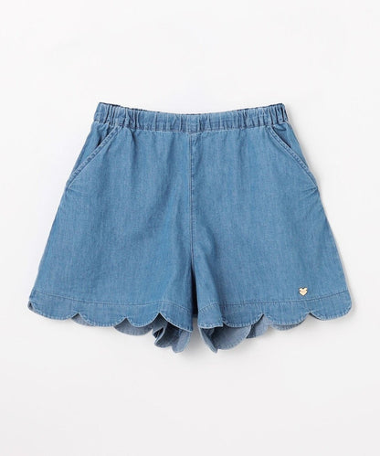 日本童裝 aF#a325 波浪邊短褲 100-150cm 女童款 夏季 PANTS