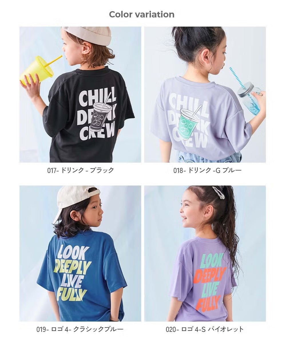 日本童裝 dev!rock 速乾系列 接觸冷感涼感 印花短袖上衣 100-160cm 男童款/女童款 夏季 TOPS