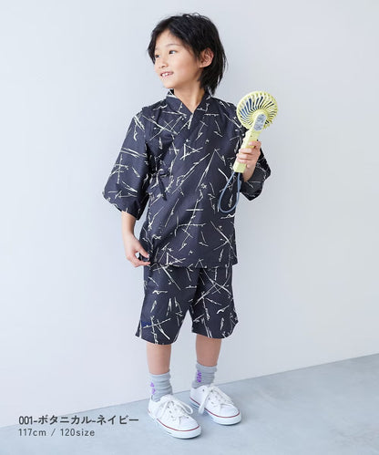 日本童裝 dev!rock 日本甚平 日本和服 90-160cm 男童款 夏季 TOPS PANTS 日本夏祭慶典特輯