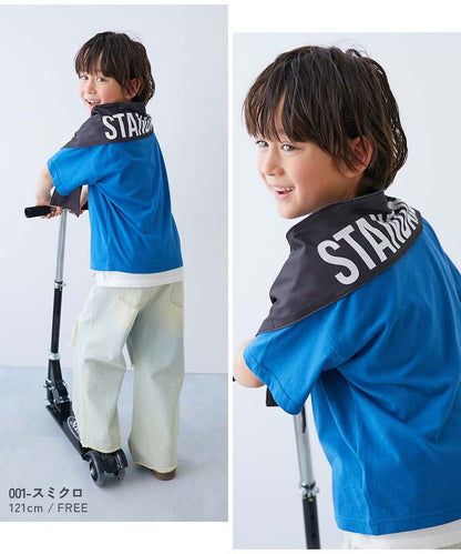 Japanese children's clothing dev!rock waterproof series stand collar thin jacket 100-160cm boys/girls spring and summer outerwear