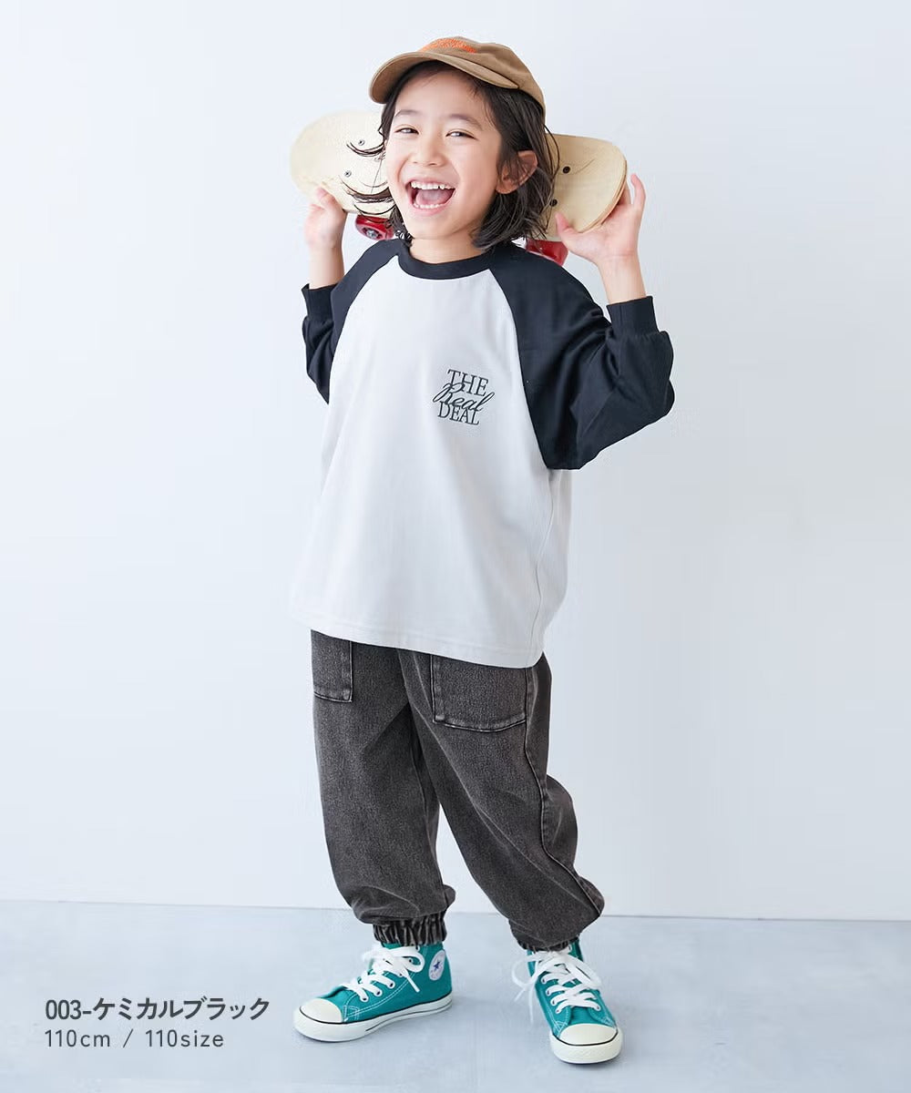 日本童裝 dev!rock 牛仔風格運動長褲 100-160cm 男童款 秋季 PANTS