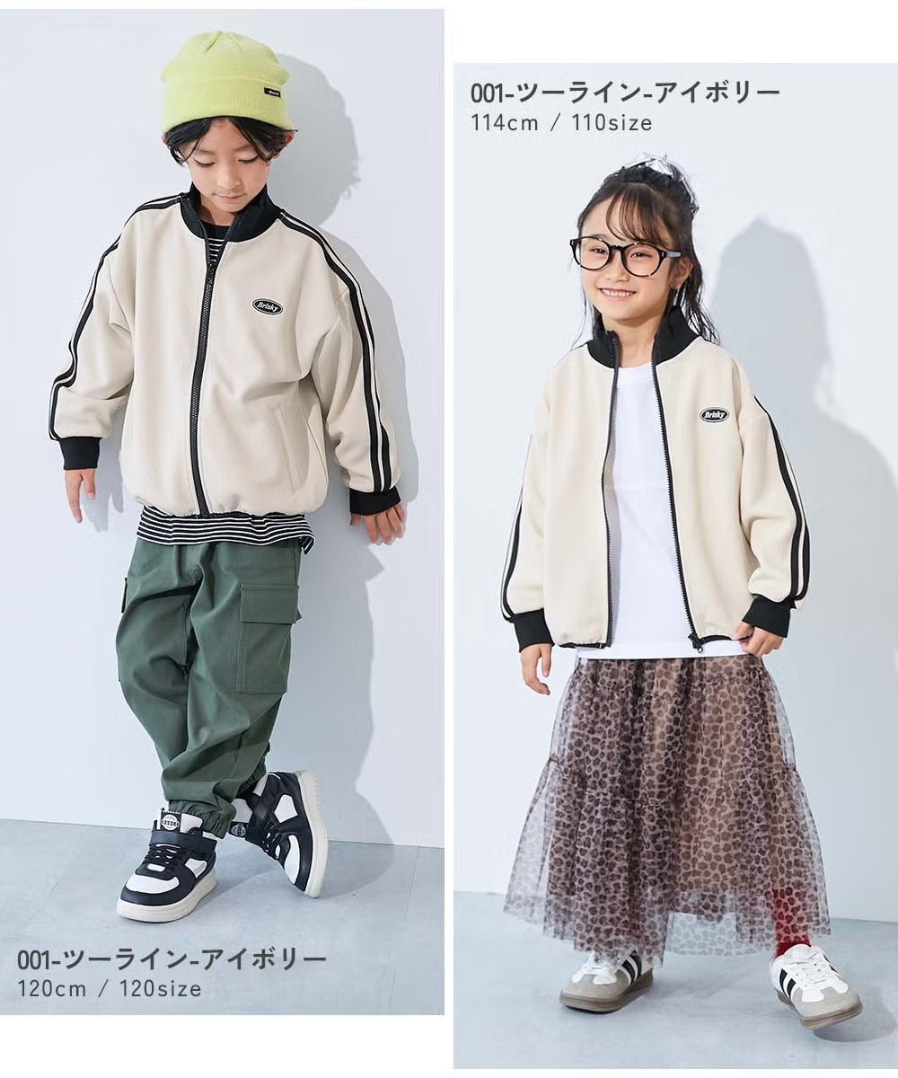 日本童裝 dev!rock 側條紋運動外套 100-160cm 男童款/女童款 秋季 OUTERWEAR