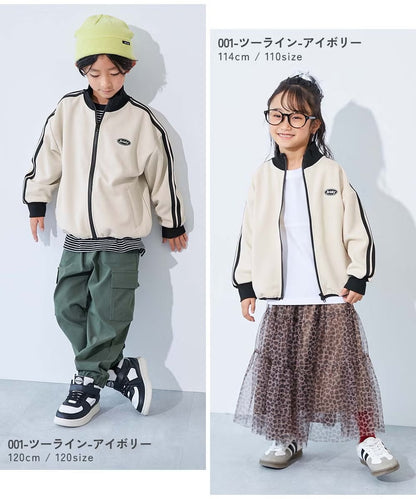 日本童裝 dev!rock 側條紋運動外套 100-160cm 男童款/女童款 秋季 OUTERWEAR