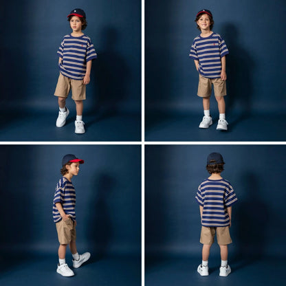 日本童裝 Branshes 【U.S. POLO ASSN.】珠地短袖上衣 90-150cm 男童款 夏季 TOPS