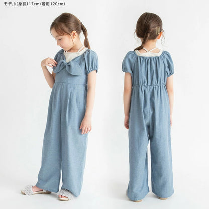 日本童裝 Branshes 蝴蝶結連衣 90-150cm 女童款 夏季 Jumpsuit