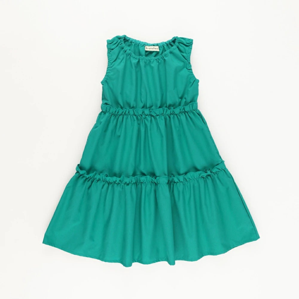 日本童裝 Branshes 接觸冷感 背心連身裙 80-150cm 女童款 夏季 DRESSES