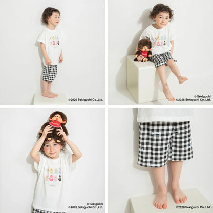 日本童裝 Branshes x monchhichi 睡衣 80-150cm 男童款/女童款 夏季 睡衣系列  TOPS PANTS