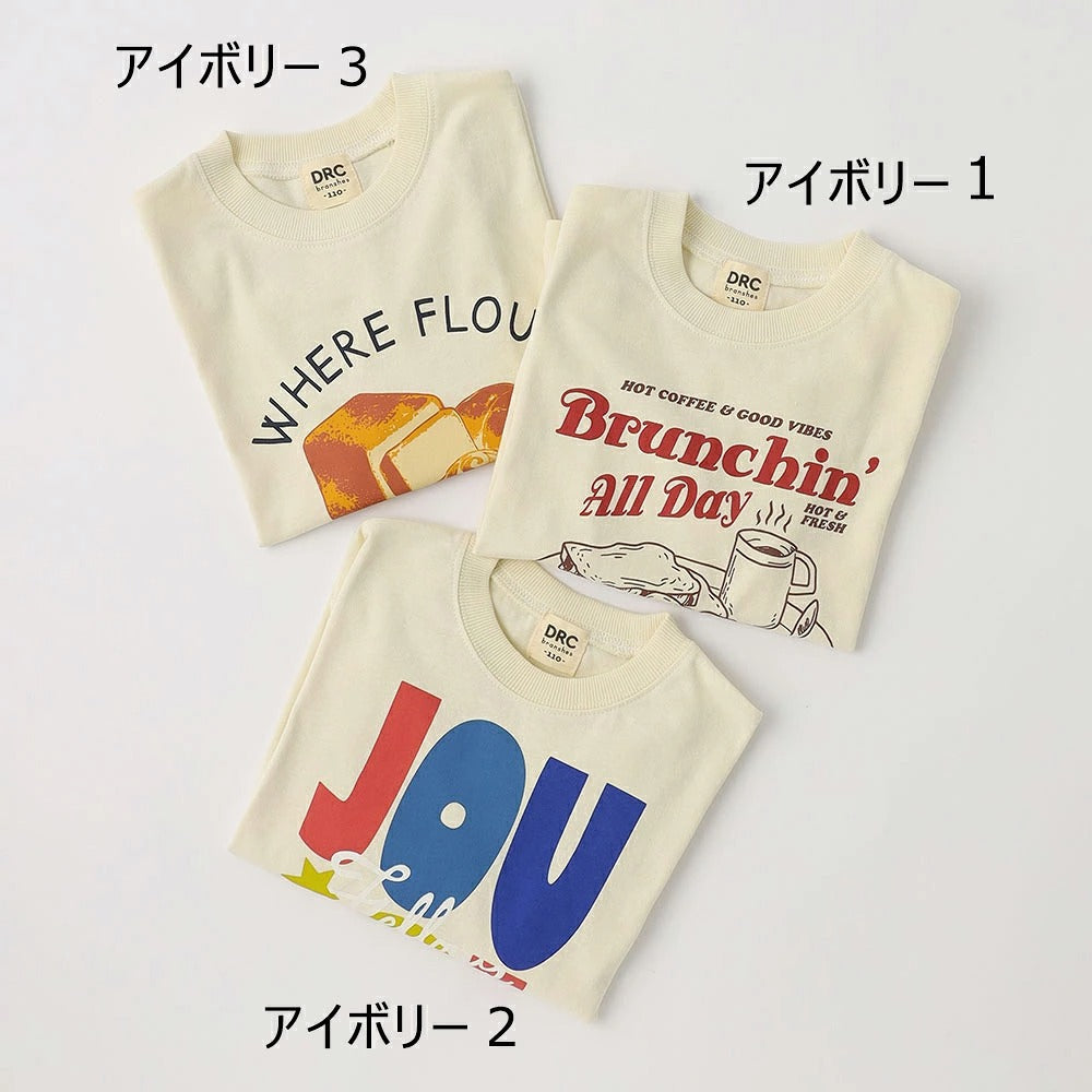 日本童裝 Branshes 印花長袖上衣 100-150cm 男童款/女童款 秋季 TOPS