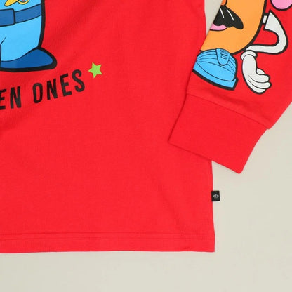 Japanese BDL x Disney parent-child print tops (80-150cm) for boys and girls (summer TOPS) 