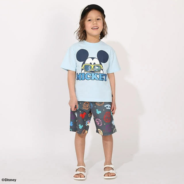 Japanese BDL x Disney parent-child print tops (80-150cm) for boys and girls (summer TOPS) 