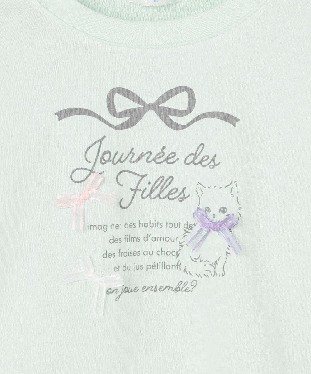 日本童裝 aF#a325 立體印花上衣 90-150cm 女童款 春季 TOPS