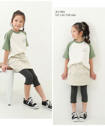 日本童裝 dev!rock 彈力緊身七分褲 100-160cm 女童款 夏季 PANTS