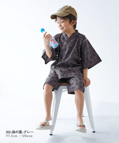 日本童裝 dev!rock 日本甚平 日本和服 90-160cm 男童款 夏季 TOPS PANTS 日本夏祭慶典特輯