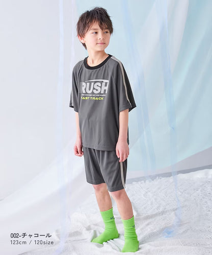 Japanese children's clothing dev!rock waterproof series stand collar thin jacket 100-160cm boys/girls spring and summer outerwear