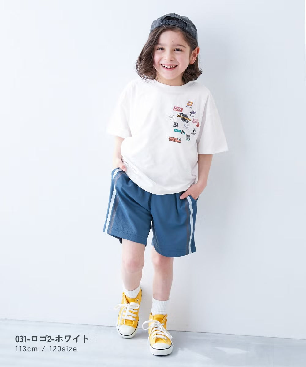 日本童裝 dev!rock 吸汗速乾 接觸冷感 印花短袖上衣 100-160cm 男童款 夏季 TOPS