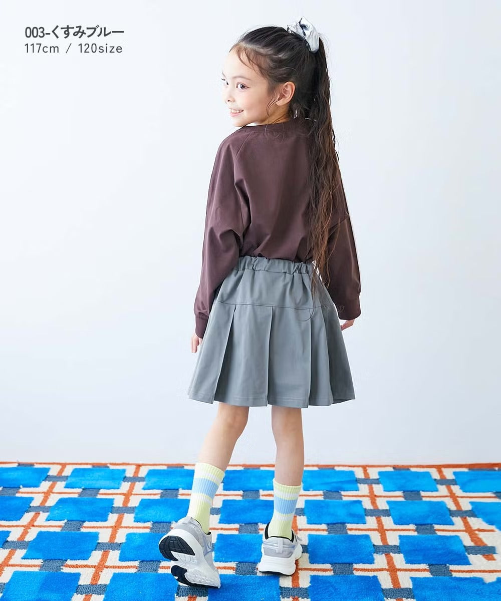 日本童裝 dev!rock 吸水速乾 抗起毛球 抗縮水 抗皺 百摺短裙 100-160cm 女童款 秋季 SKIRTS
