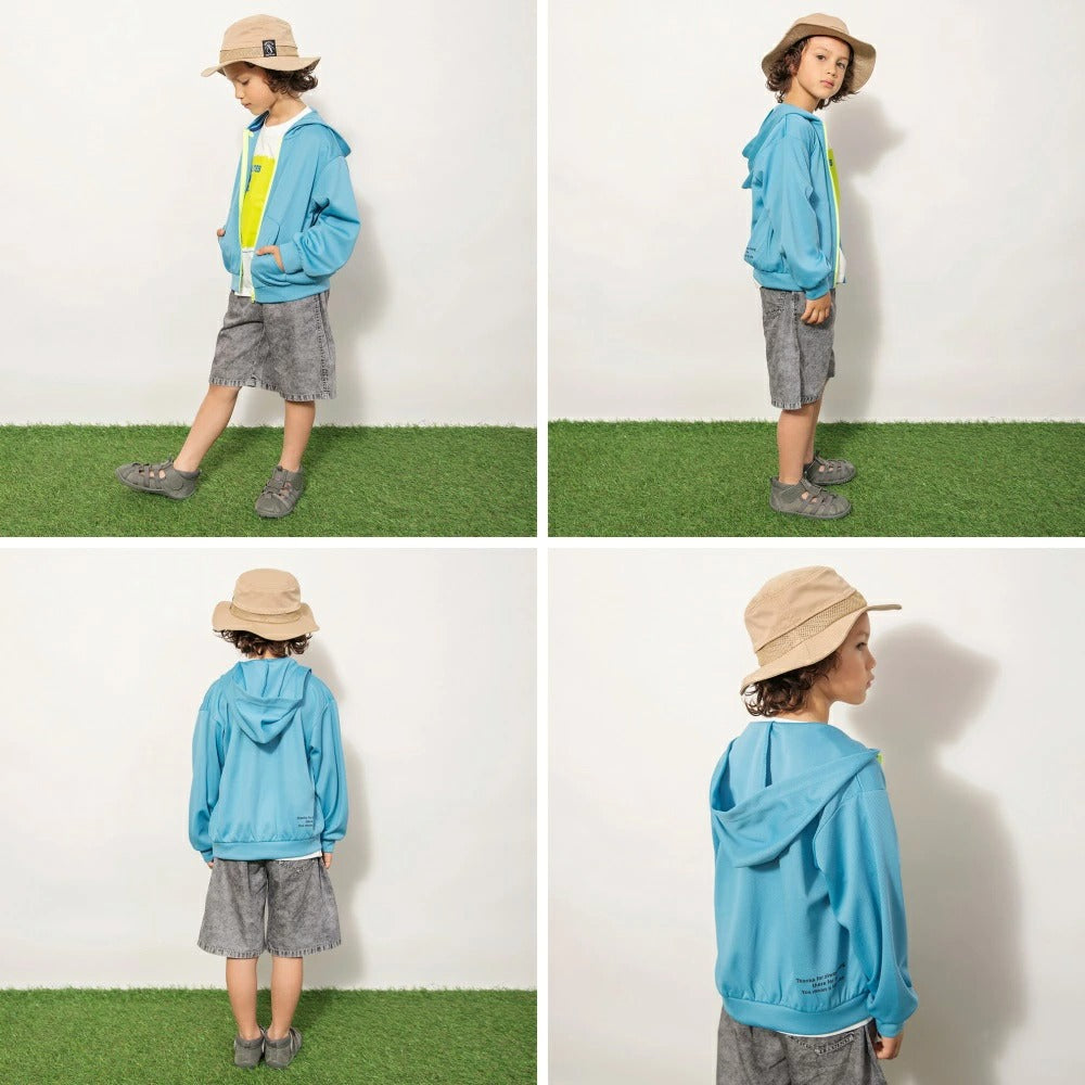 日本童裝 Branshes 防UV 接觸冷感 清涼薄外套 90-150cm 男童款/女童款 夏季 OUTERWEAR