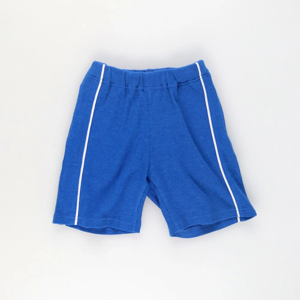 日本童裝 Branshes 撞色華夫格短褲 80-150cm 男童款 夏季 PANTS