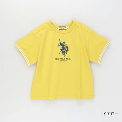 日本童裝 Branshes 【U.S. POLO ASSN.】珠地短袖上衣 90-150cm 男童款 夏季 TOPS