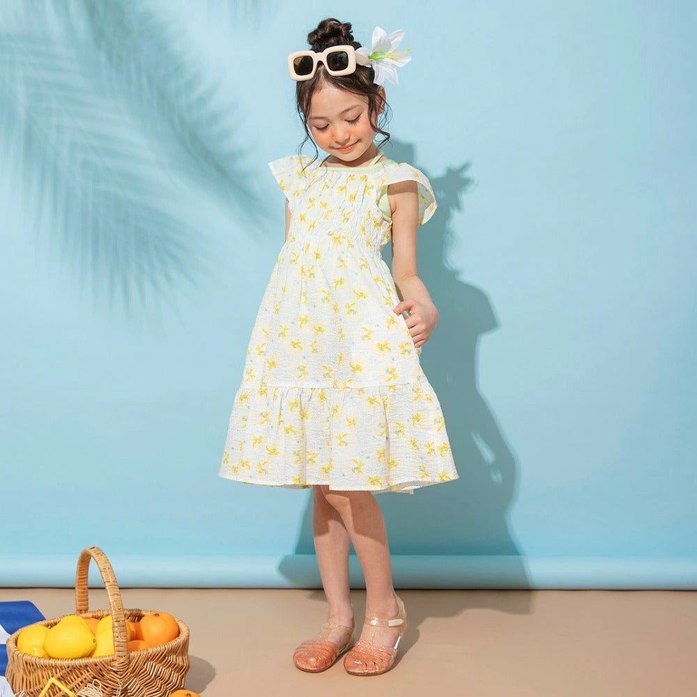 日本童裝 Branshes 碎花連身裙 80-150cm 女童款 夏季 DRESSES