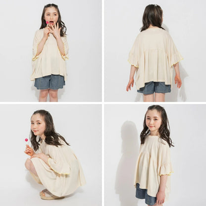 日本童裝 Branshes【Ou? by EDWIN】寬鬆上衣 90-150cm 女童款 夏季 TOPS