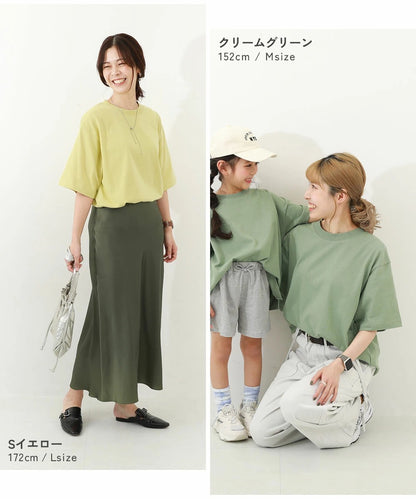 日本童裝 dev!rock 耐穿 耐洗不易變形 親子裝 純色短袖上衣 M-LL 大人款 TOPS 夏季