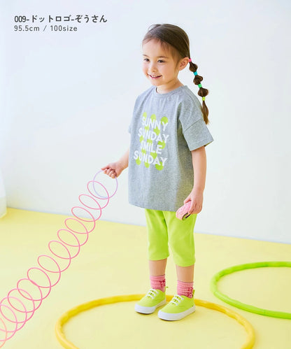 日本童裝 dev!rock 2Way 前後兩著 方便孩子自己換衣服 色彩印花短袖上衣 80-130cm 男童款/女童款 TOPS 夏季