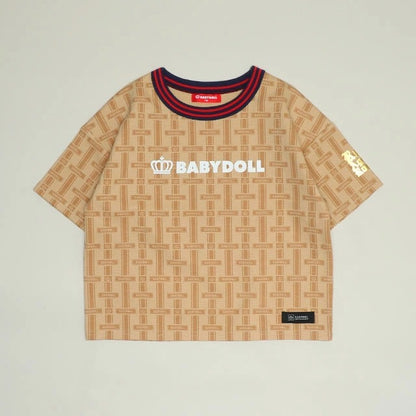 Japanese BDL x Disney parent-child print tops (80-150cm) for boys and girls (summer TOPS) 