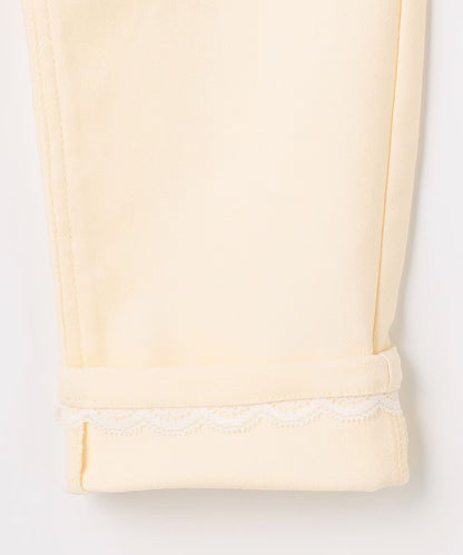 日本童裝 aF#a325 彈力貓咪口袋長褲 100-150cm 女童款 夏季 PANTS