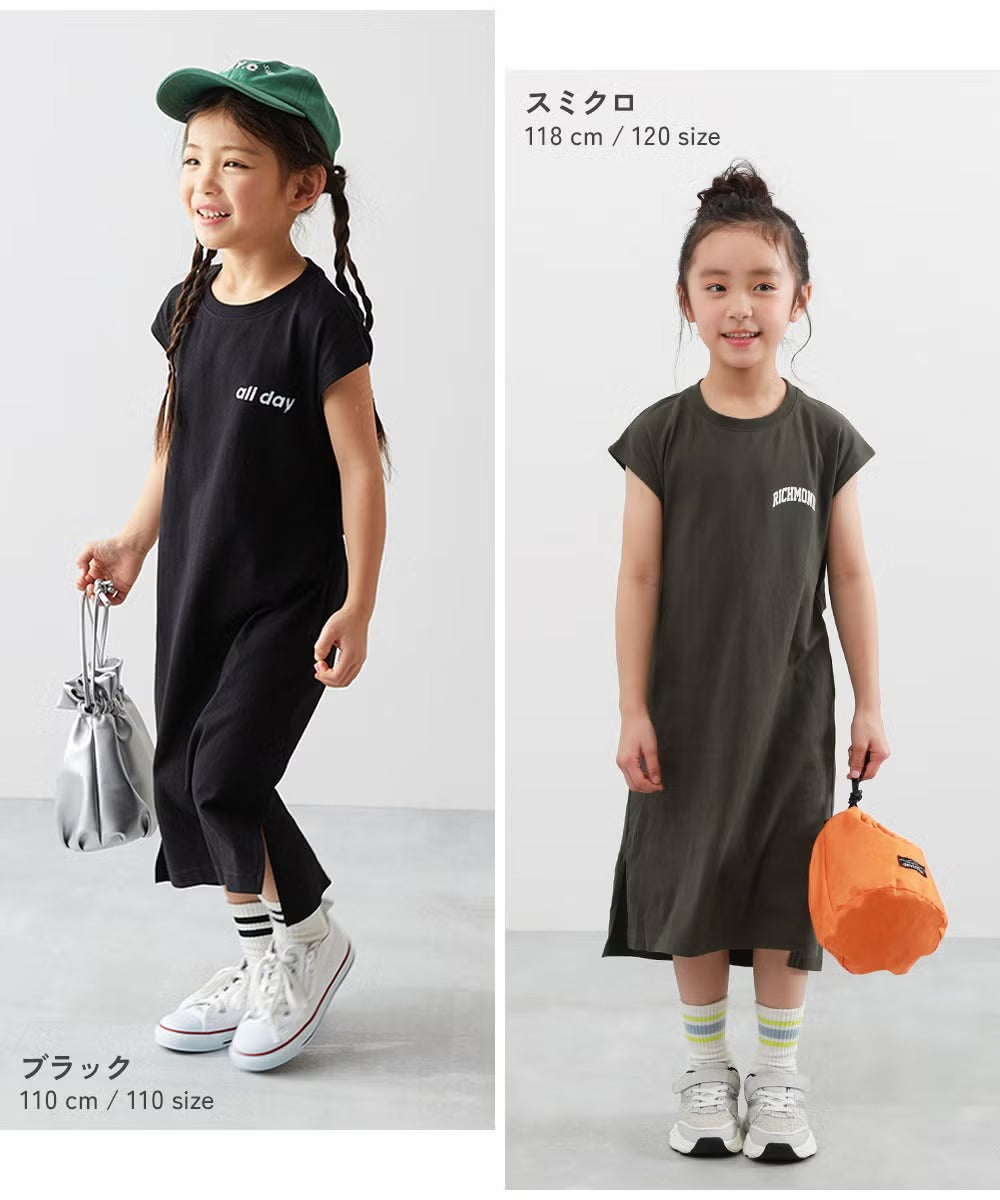 日本童裝 dev!rock 露背假兩件背心裙 100-160cm 女童款 夏季 TOPS