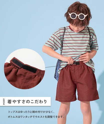 日本童裝 dev!rock 玩水兩件套裝 100-160cm 男童款/女童款 夏季 TOPS PANTS  夏日玩水泳衣特輯
