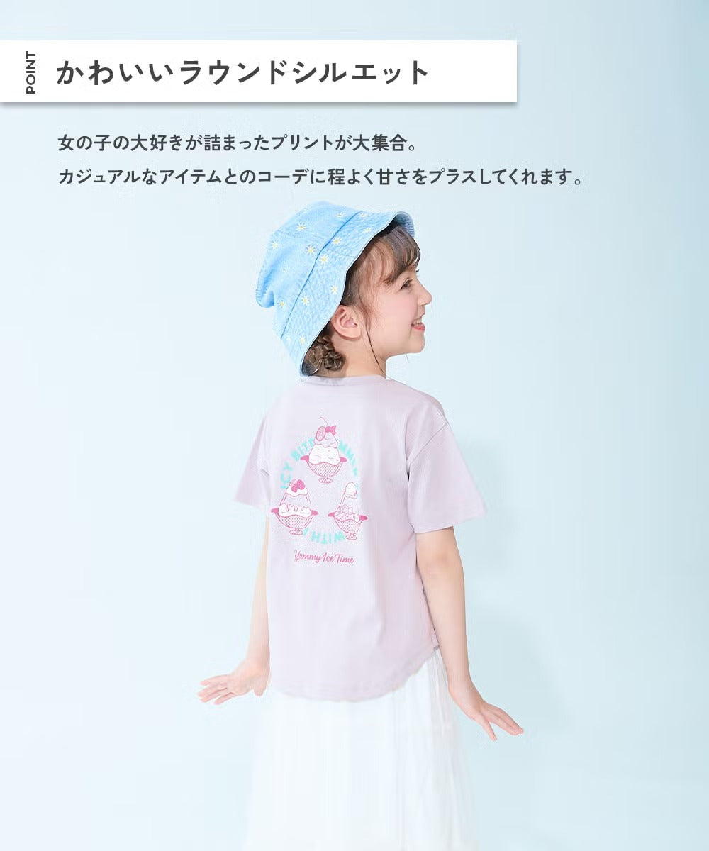 日本童裝 dev!rock 吸汗速乾 接觸冷感涼感 印花上衣 90-160cm 女童款 夏季 TOPS
