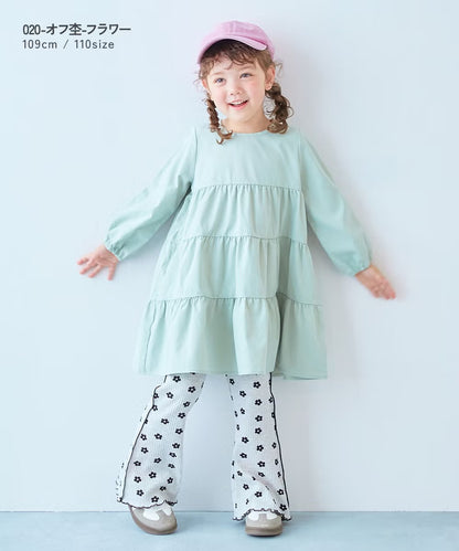 日本童裝 dev!rock 羅紋喇叭褲 100-160cm 女童款 秋季 PANTS