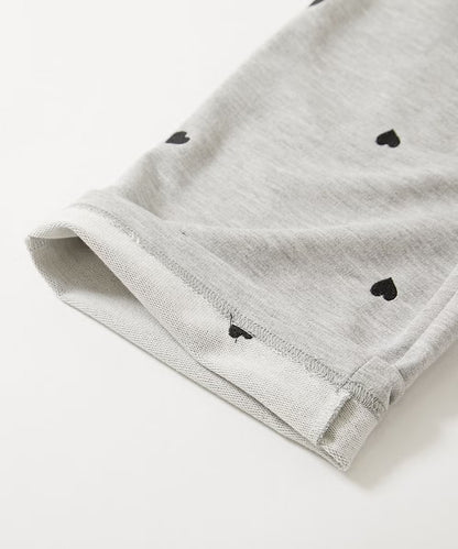 日本童裝 dev!rock 心型刺繡運動褲 100-160cm 女童款 秋季 PANTS