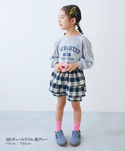 日本童裝 dev!rock 可愛肩袖上衣 100-160cm 女童款 秋季 TOPS