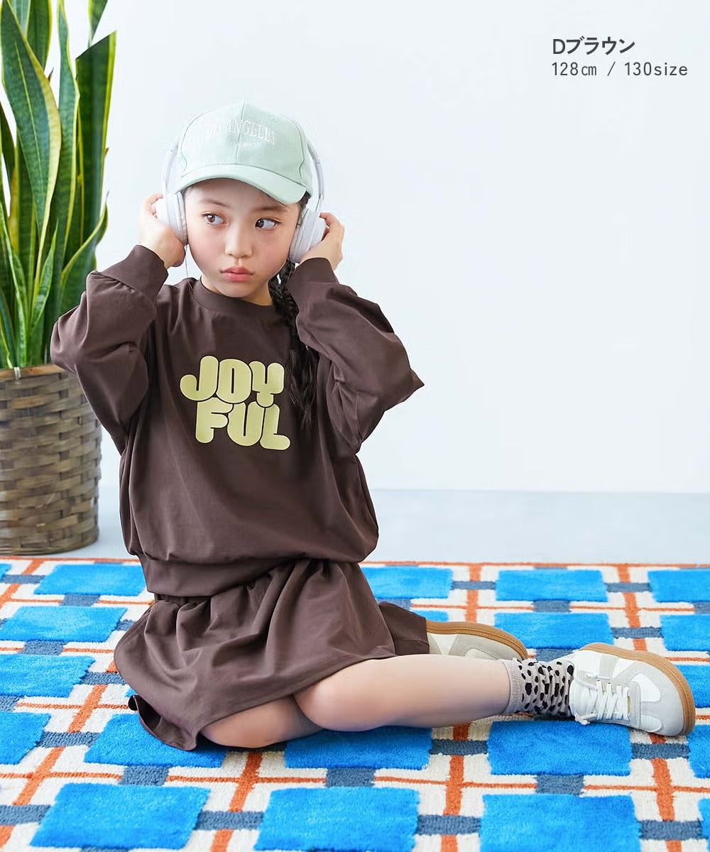 日本童裝 dev!rock 吸水速乾 抗起毛球 抗縮水 抗皺 兩件套裝 100-160cm 女童款 秋季 TOPS SKIRTS