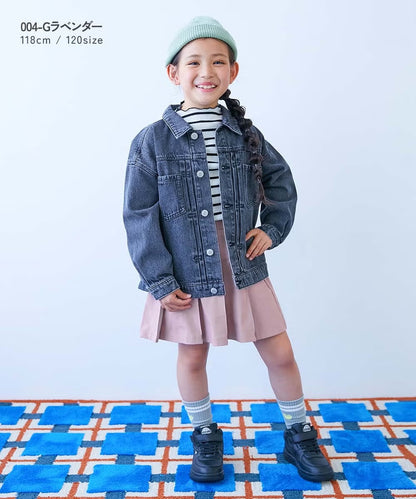 日本童裝 dev!rock 吸水速乾 抗起毛球 抗縮水 抗皺 百摺短裙 100-160cm 女童款 秋季 SKIRTS
