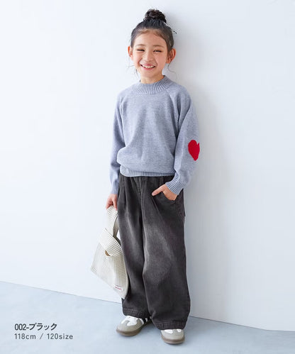 日本童裝 dev!rock 闊腿牛仔長褲 100-160cm 男童款/女童款 秋季 PANTS