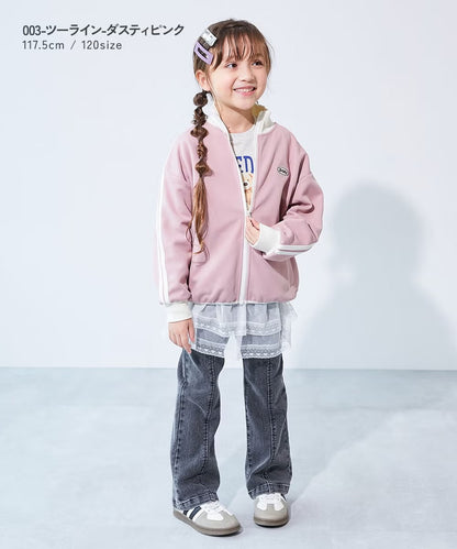 日本童裝 dev!rock 側條紋運動外套 100-160cm 男童款/女童款 秋季 OUTERWEAR